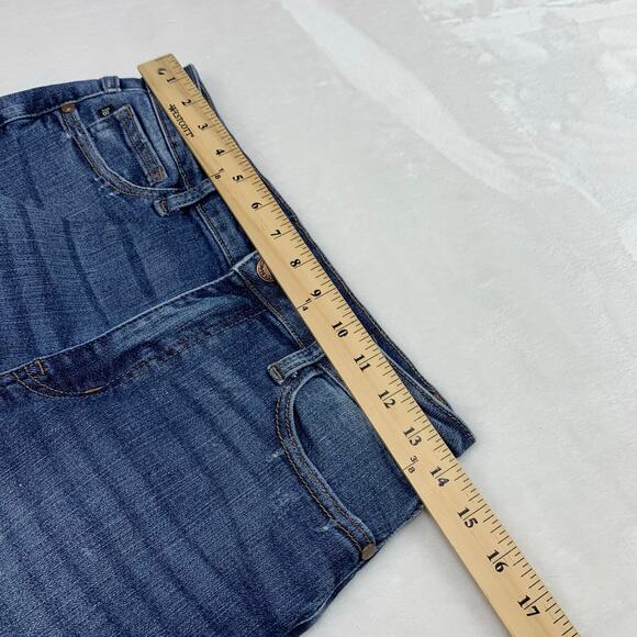 Judy Blue Womens Jeans 5 / 27 Wide Leg High Rise Crop Ankle Medium Wash JB88592 - Picture 7 of 11